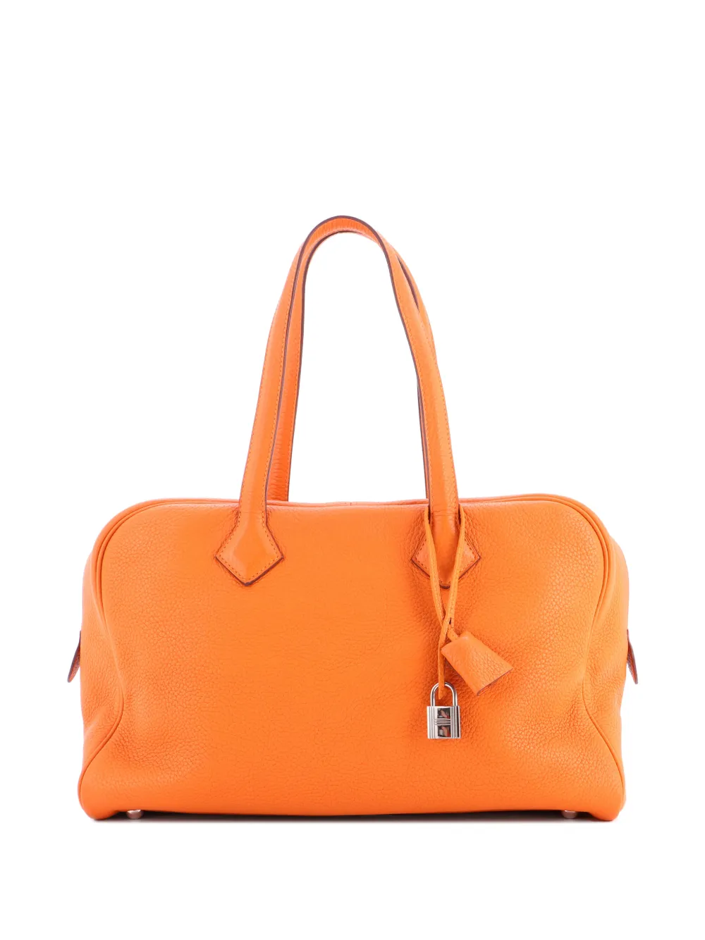 Hermès Pre-Owned Victoria II Bag Clemence 35 satchel - Arancione