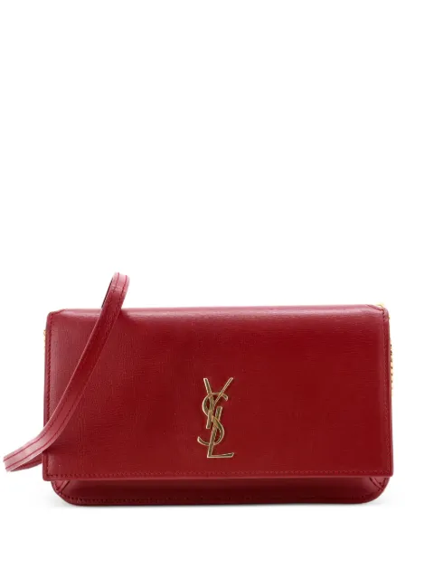 Saint Laurent Pre-Owned Classic Monogram Phone Holder Shoulder Bag Leather crossbody bag