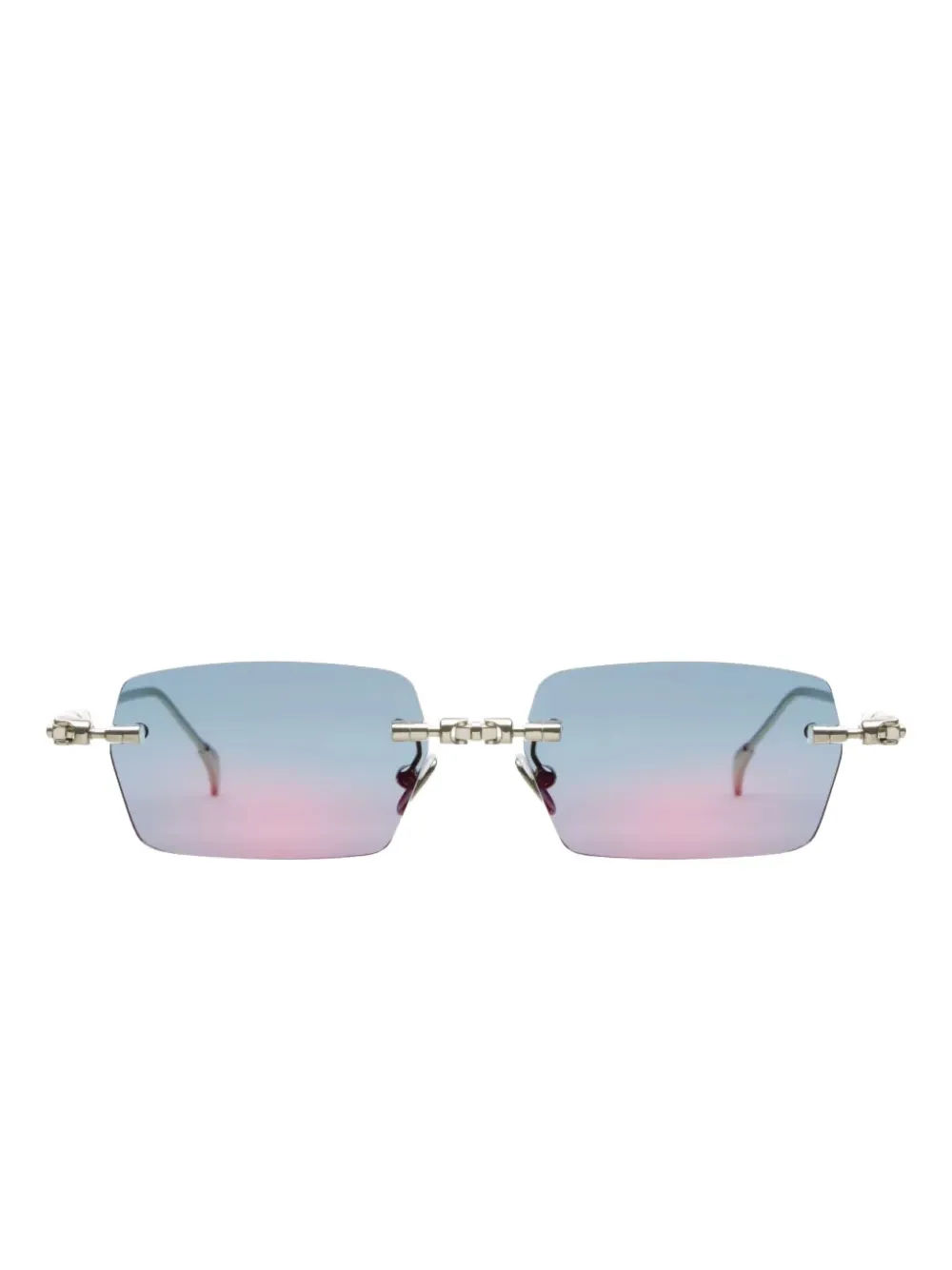 Kuboraum geometric-frame sunglasses | Blue | Image 1