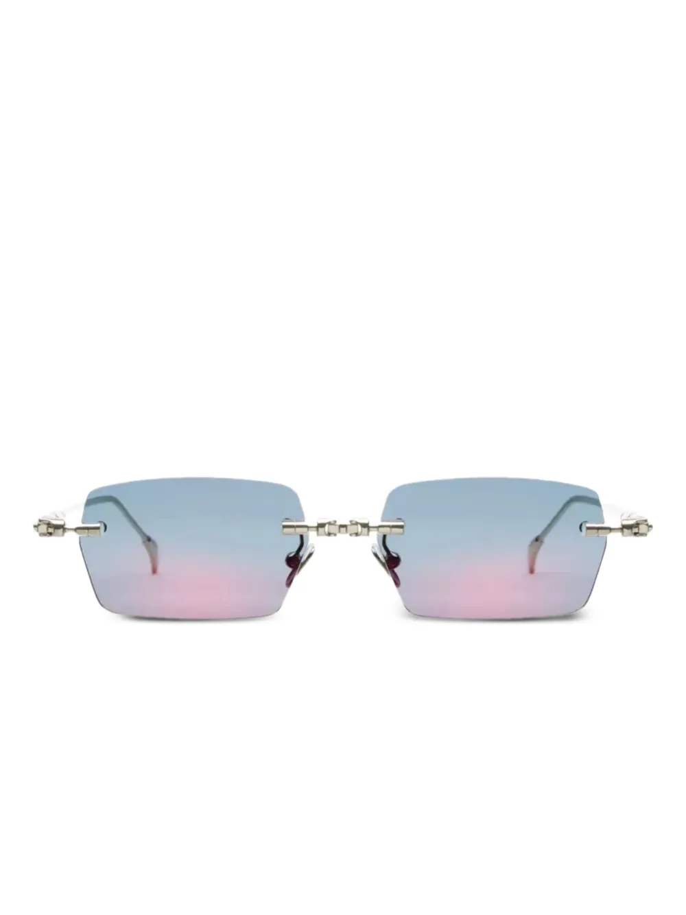 Kuboraum geometric-frame sunglasses | Blue | Image 1