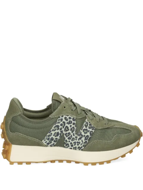 New Balance 327 leopard-panel sneakers