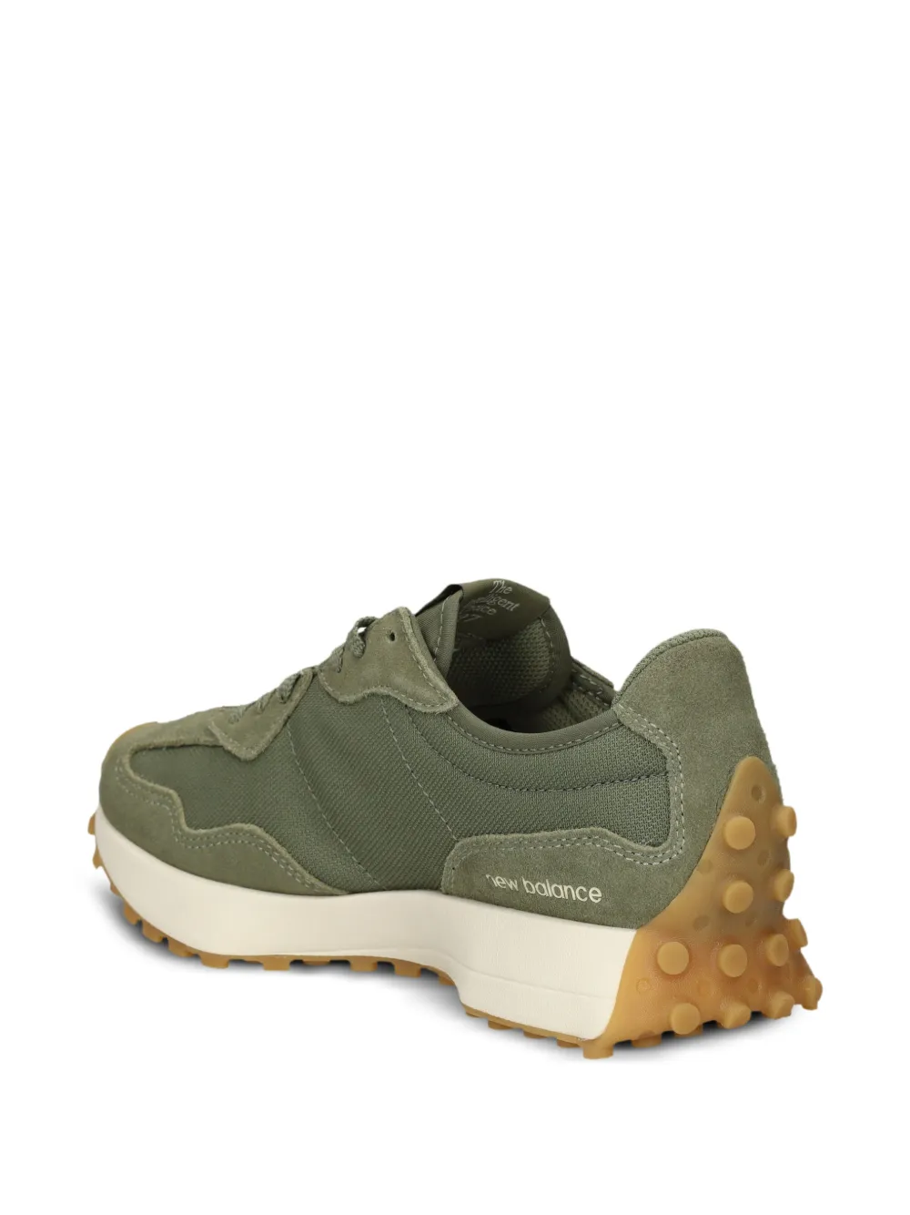 New Balance 327 sneakers met vlak met luipaardprint Groen