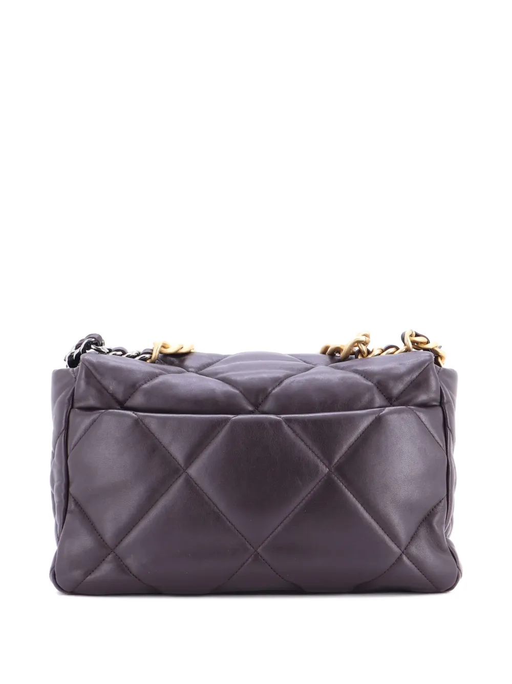 19 Flap Bag Quilted Leather Large Crossbody Bag