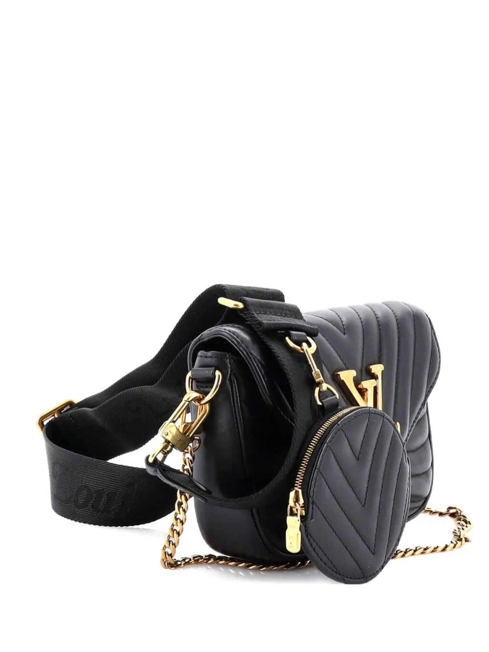 Louis Vuitton Pre-Owned Borsa a tracolla New Wave - Nero