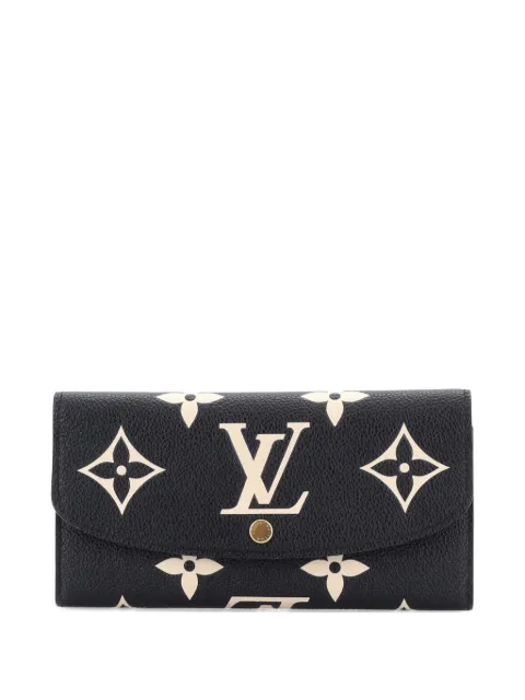 Louis Vuitton Pre-Owned Emilie Wallet Bicolor Monogram Empreinte Giant small wallets