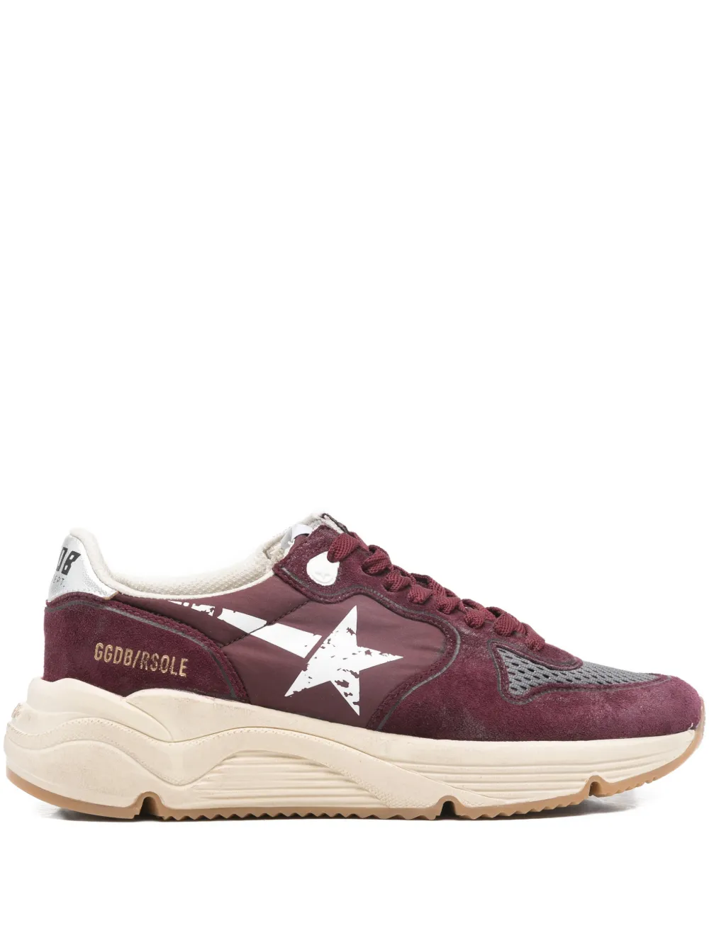 Golden Goose star-print sneakers - Rosso