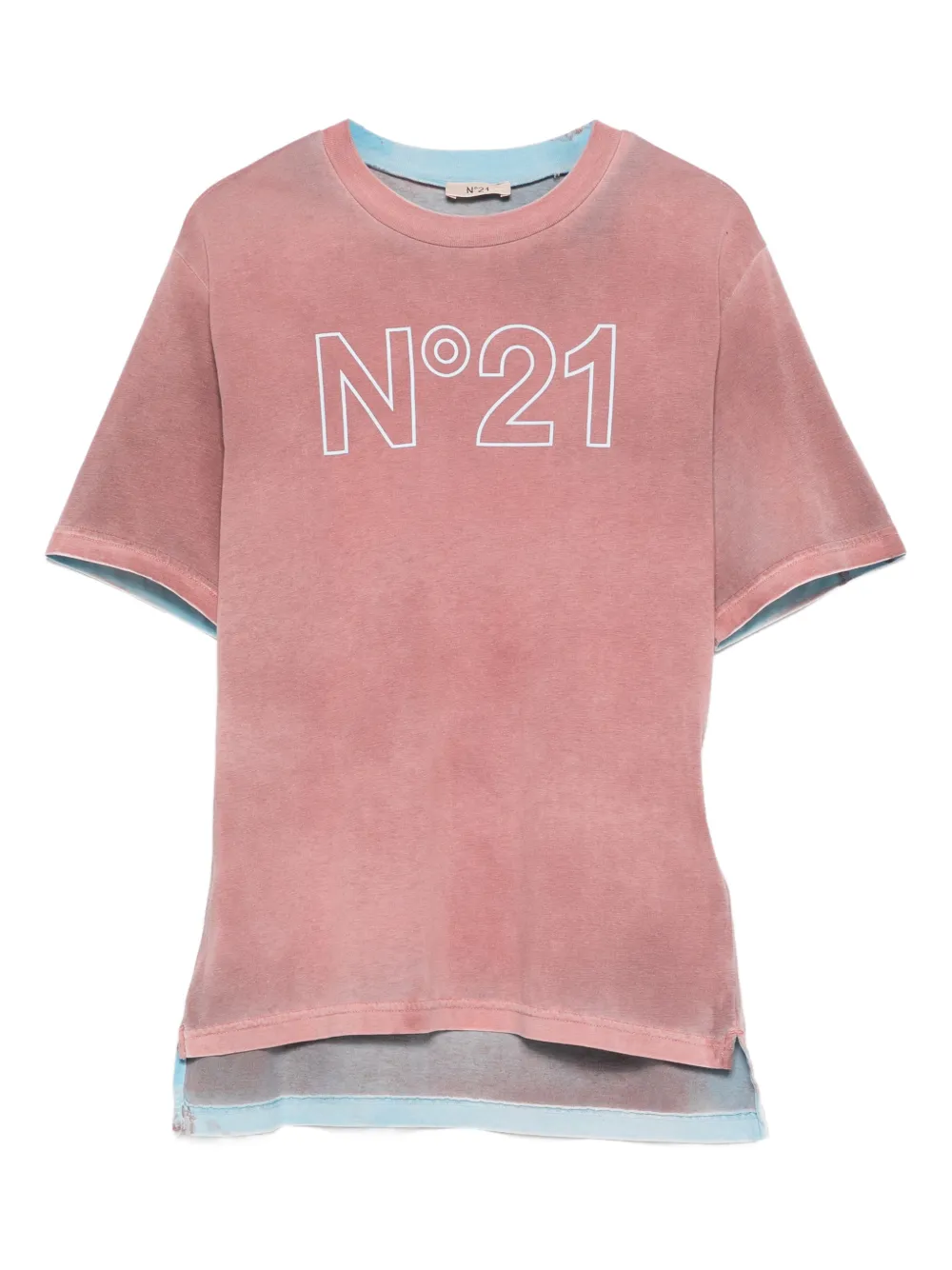 Nº21 Kids logo-print t-shirt - Rosso
