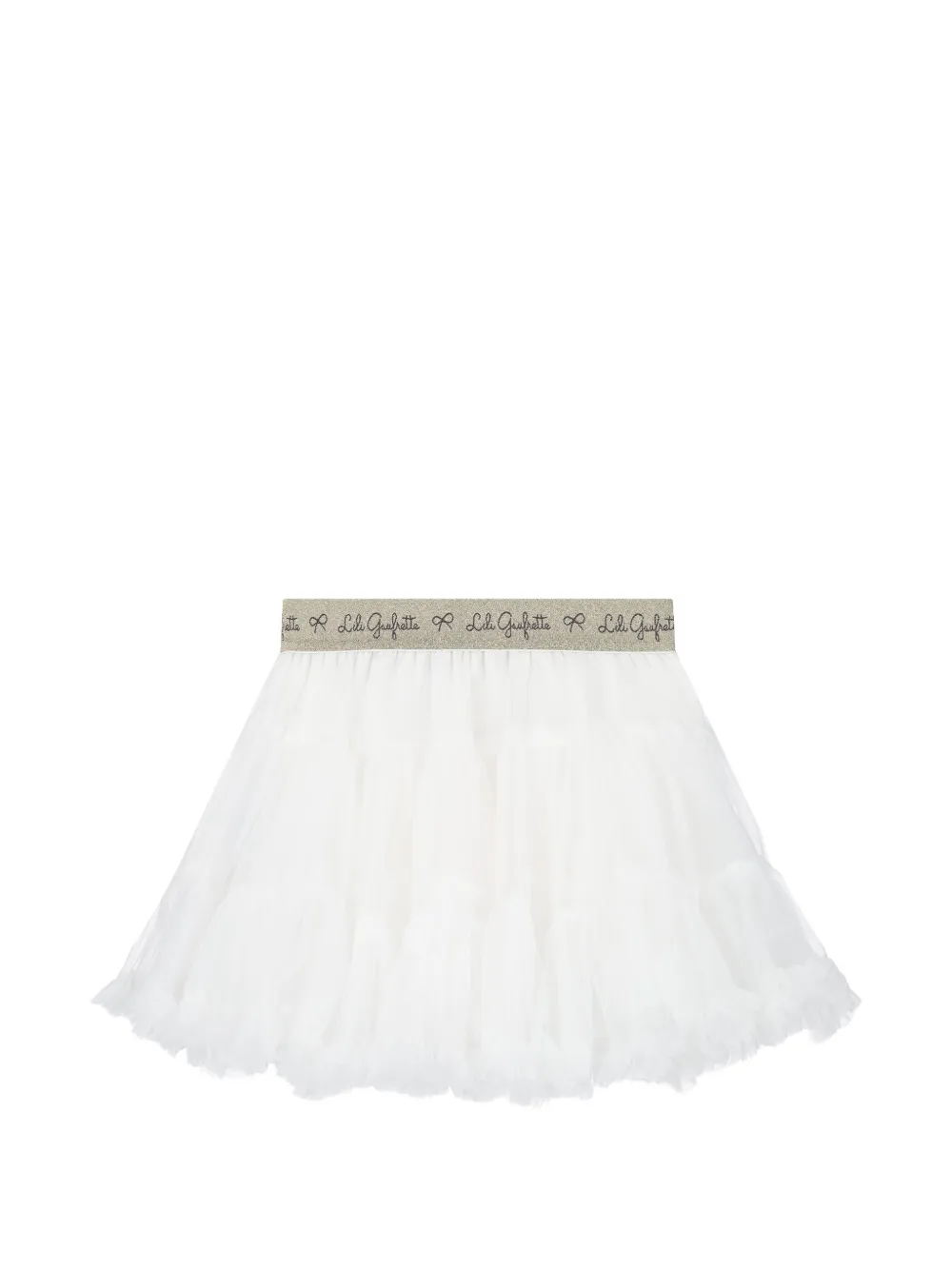 Lili Gaufrette Gonna in tulle - Bianco