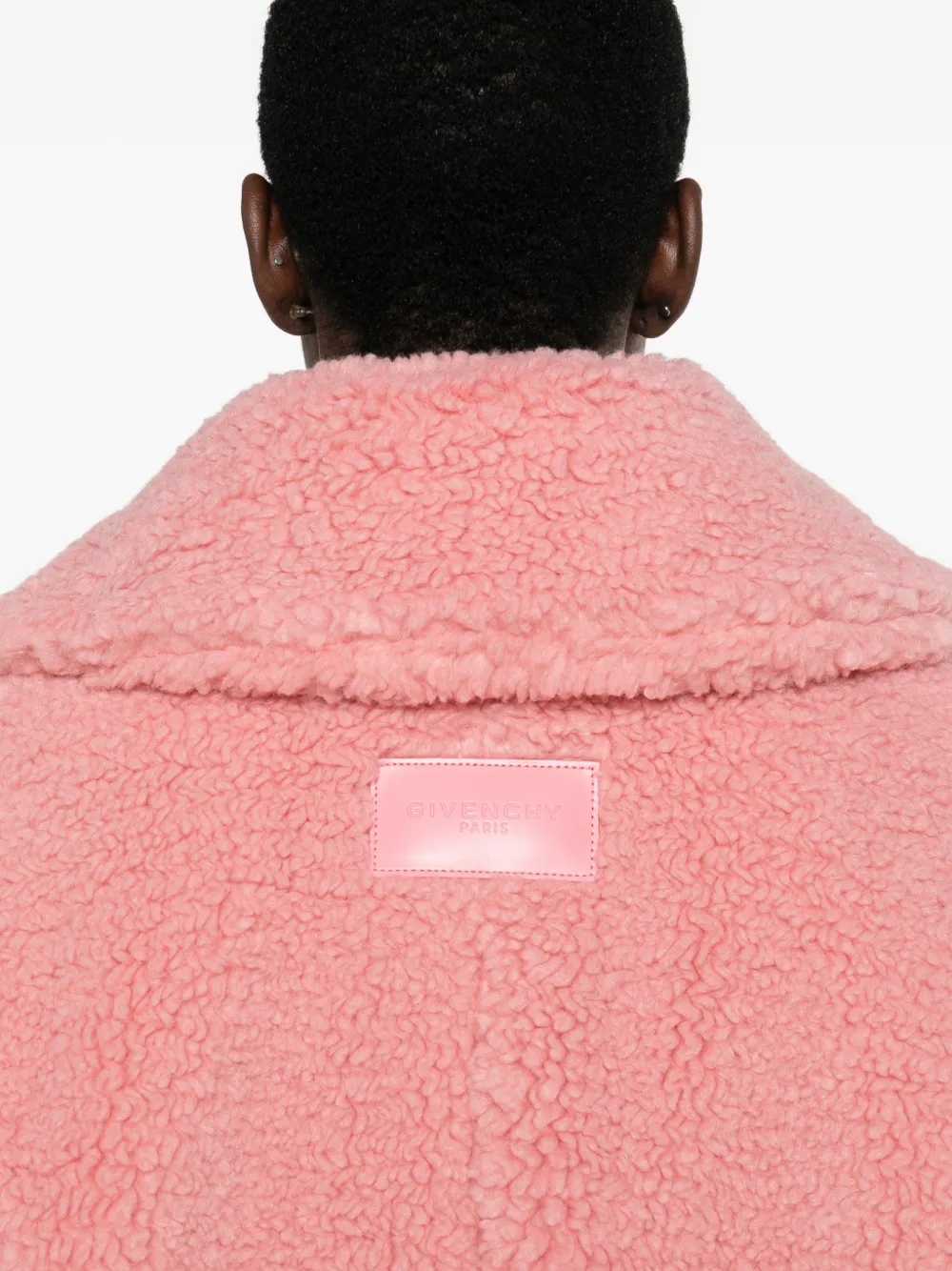 faux-shearling cropped jacket
