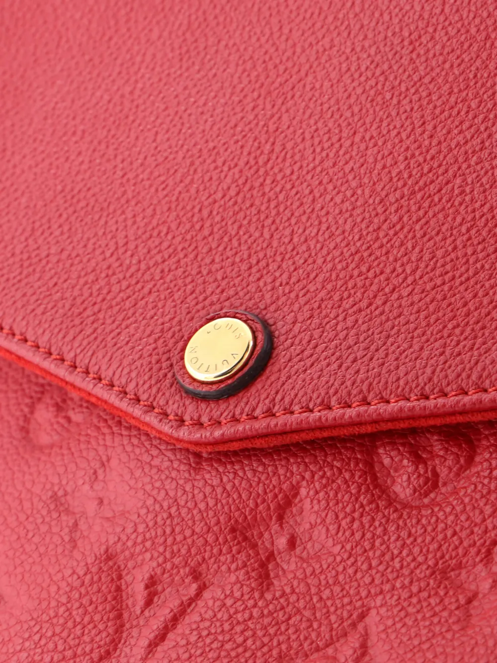 Twice Handbag Monogram Empreinte Leather Crossbody Bag