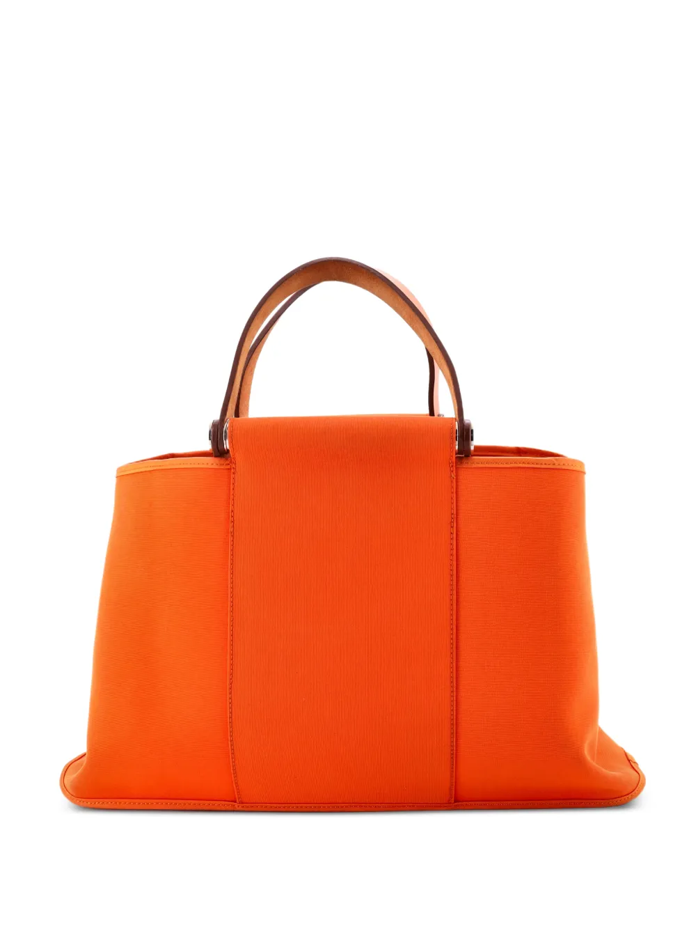 Hermès Pre-Owned Cabag Elan Toile and Leather 39 tote bag - Arancione