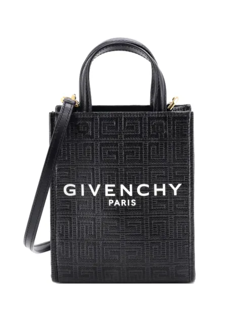 Givenchy Pre-Owned Vertical G- 4G Coated Canvas Mini tote bag