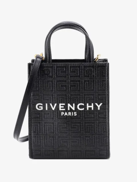 Givenchy Pre-Owned Vertical G- 4G Coated Canvas Mini tote bag