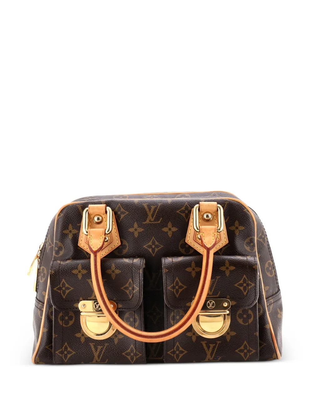 Louis Vuitton Pre-Owned Manhattan Handbag Monogram Canvas PM satchel - Marrone