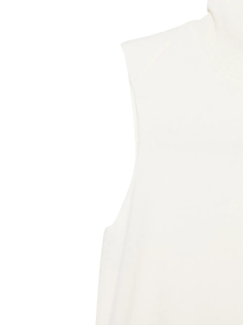  Christian Wijnants Sleeveless Turtleneck Top - Neutrals 