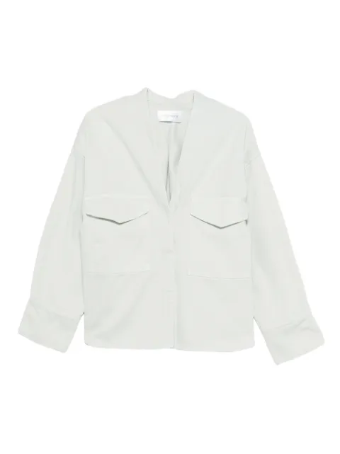 Christian Wijnants pocketed V-neck denim jacket