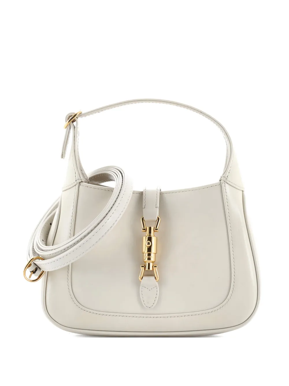 Gucci Pre-Owned Jackie 1961 Leather Mini hobo bag - Bianco