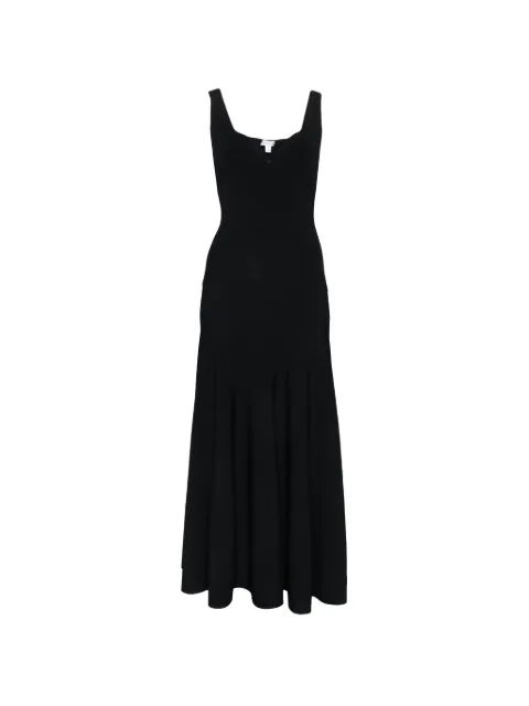 Alaïa V-neck midi dress