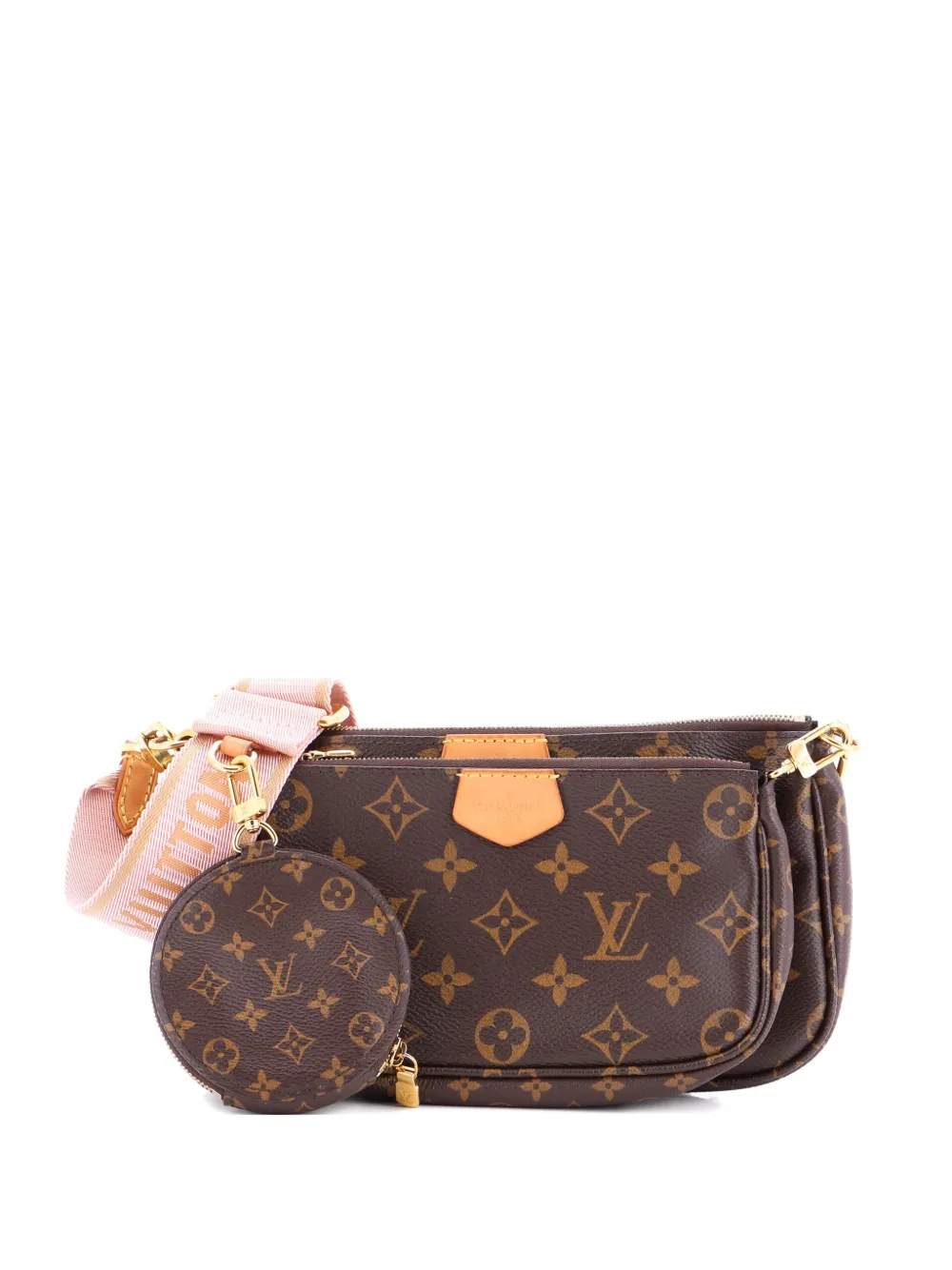 Louis Vuitton Pre-Owned Multi Pochette Accessoires Monogram Canvas crossbody bag - Marrone
