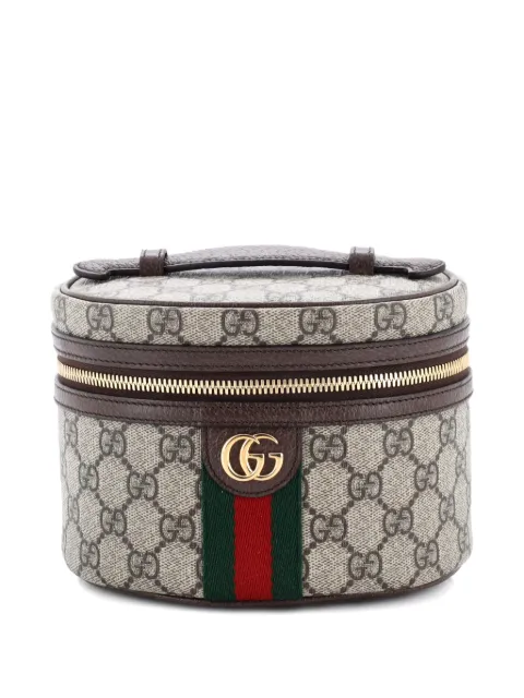 Gucci Pre-Owned Ophidia Top Handle Cosmetic Case GG Coated Canvas Mini pouch
