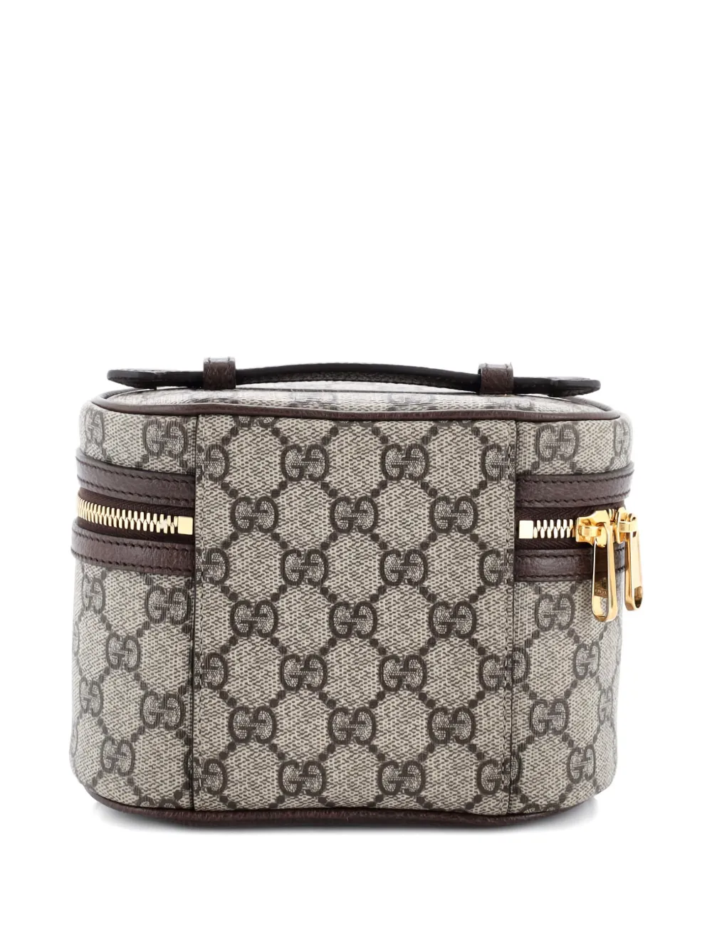 Gucci Pre-Owned Ophidia Top Handle Cosmetic Case GG Coated Canvas Mini pouch | Image 2