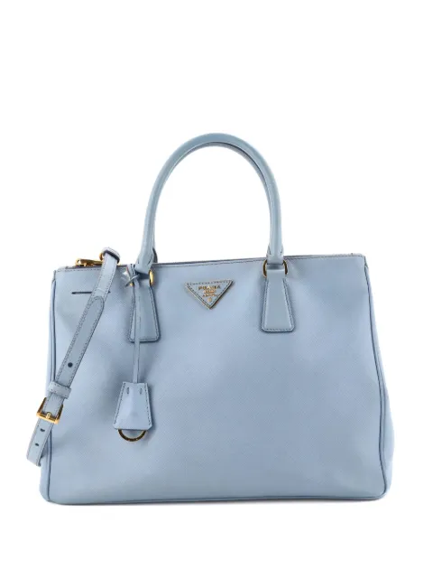 Prada Pre-Owned Double Zip Lux Saffiano Leather Medium tote bag