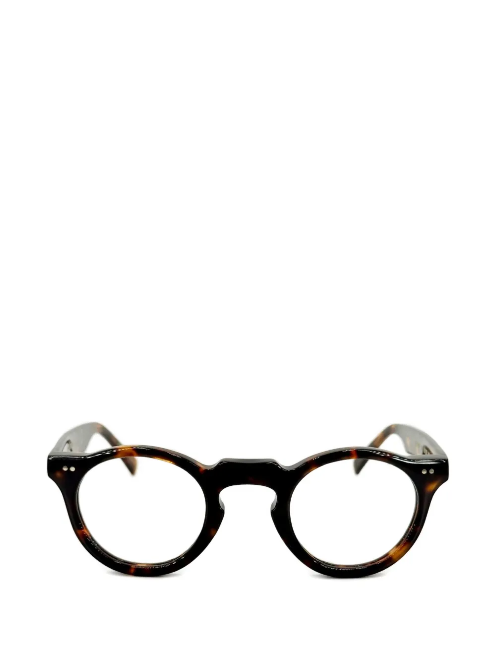 Josef Miller Melvin round-frame glasses - Marrone