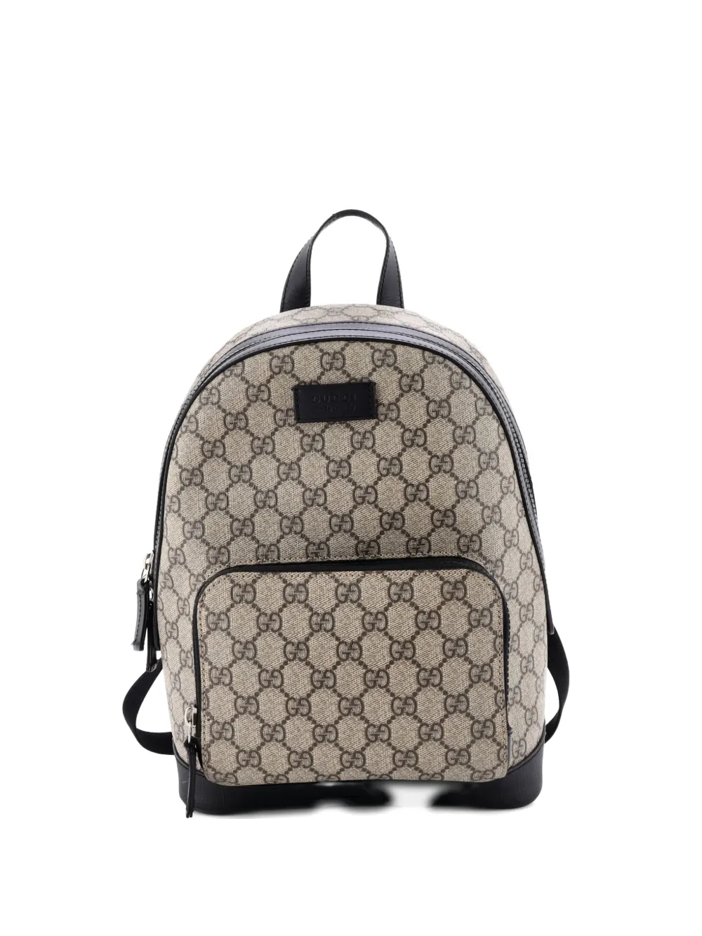 Gucci Pre-Owned Zip Pocket GG Coated Canvas Small backpack - Marrone