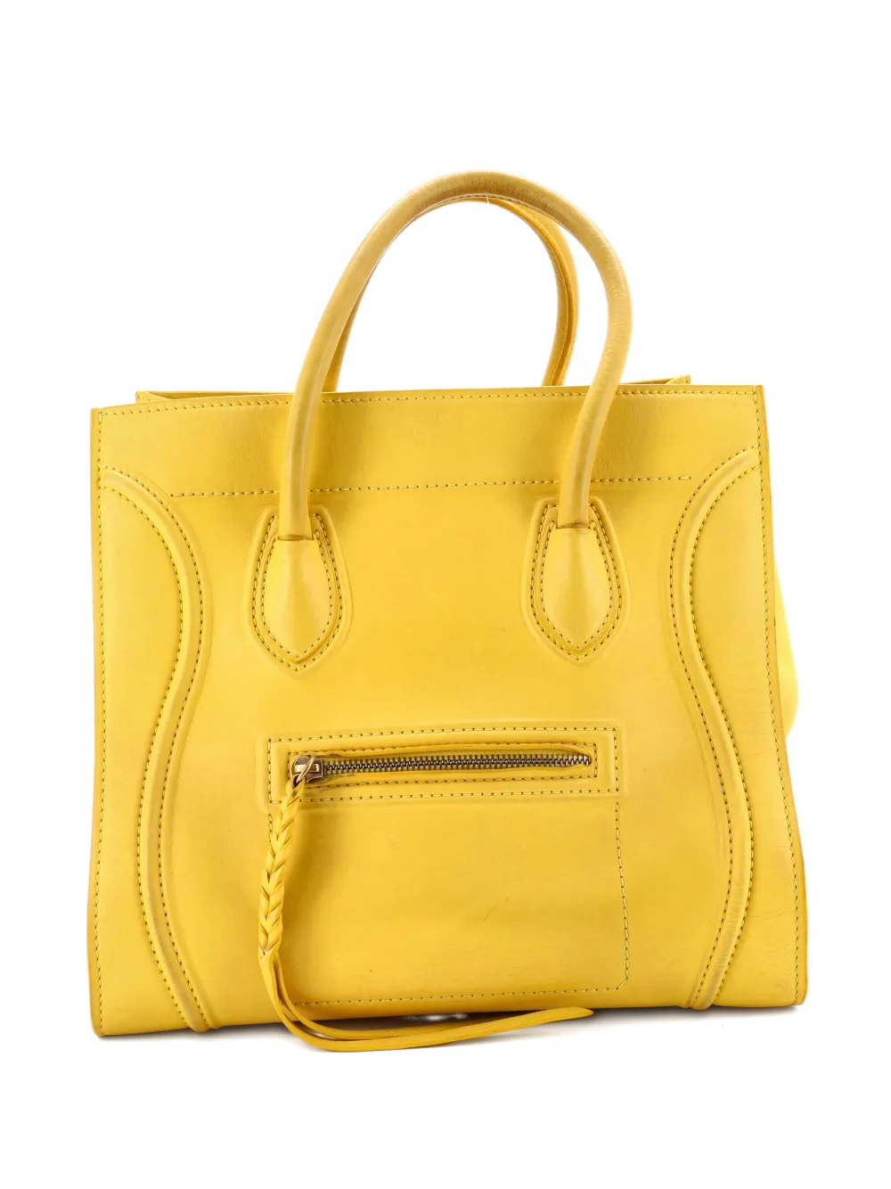 Celine Pre-Owned Phantom Bag Smooth Leather Medium tote bag - Giallo
