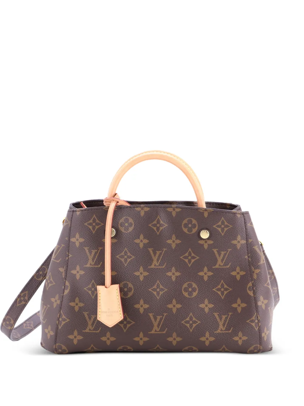 Louis Vuitton Pre-Owned Montaigne Handbag Monogram Canvas BB satchel - Marrone