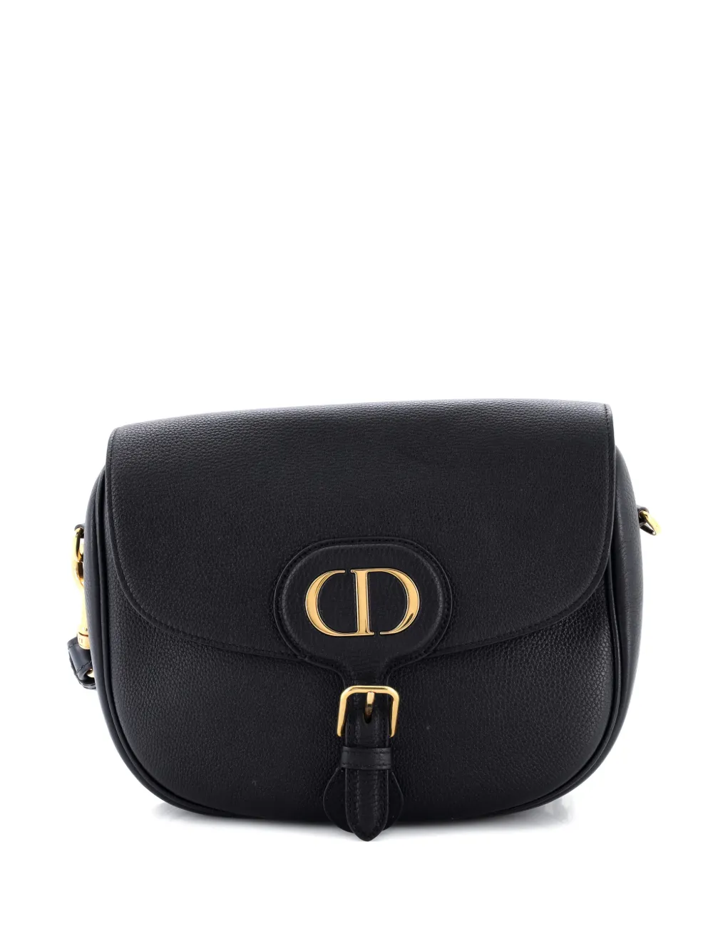 Christian Dior Pre-Owned Bobby Flap Bag Leather Large crossbody bag - Nero