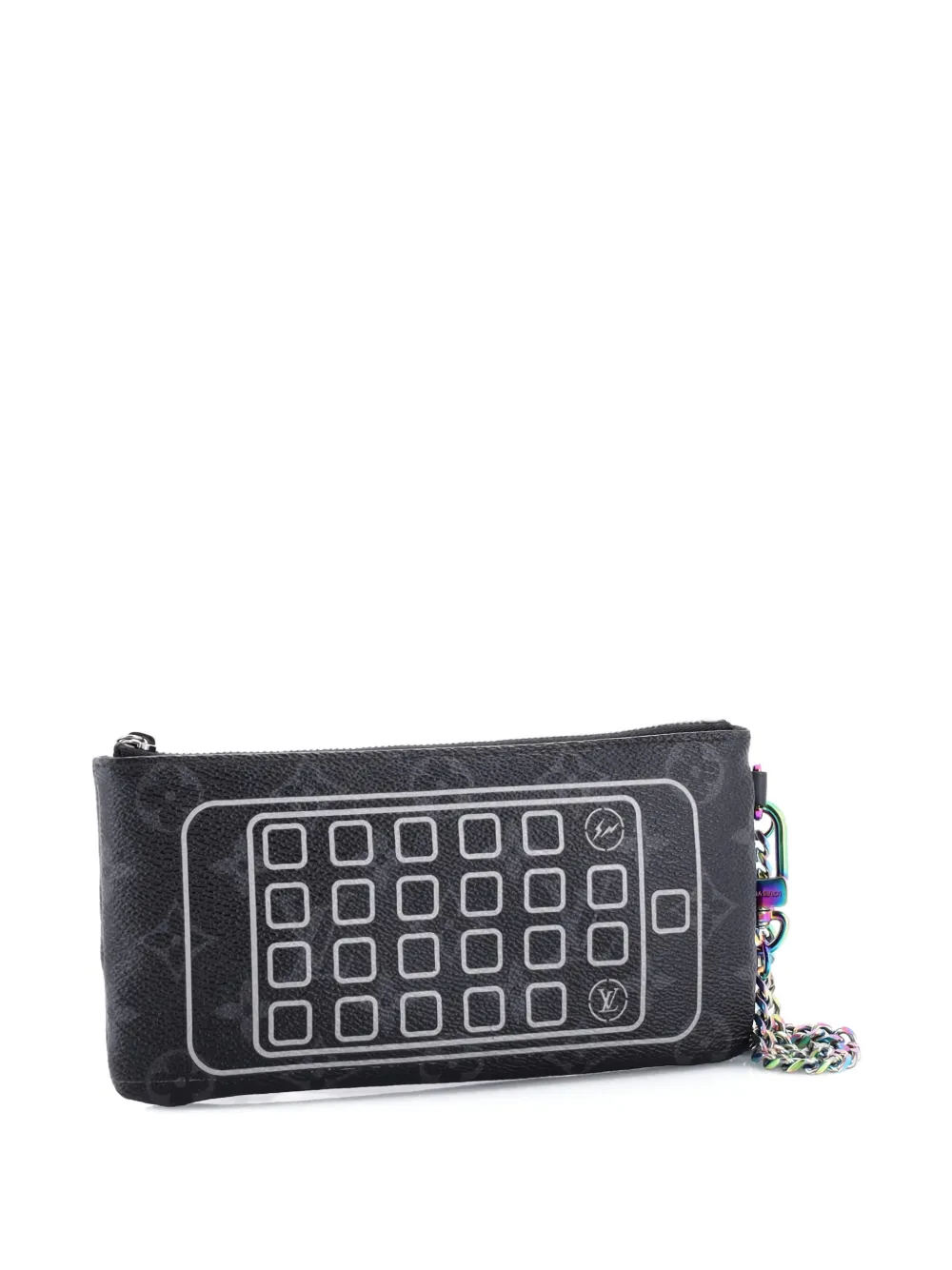 Louis Vuitton Pre-Owned iPhone Pouch Flash Fragment Monogram Eclipse Canvas clutch bag | Estilos de archivo | Image 2