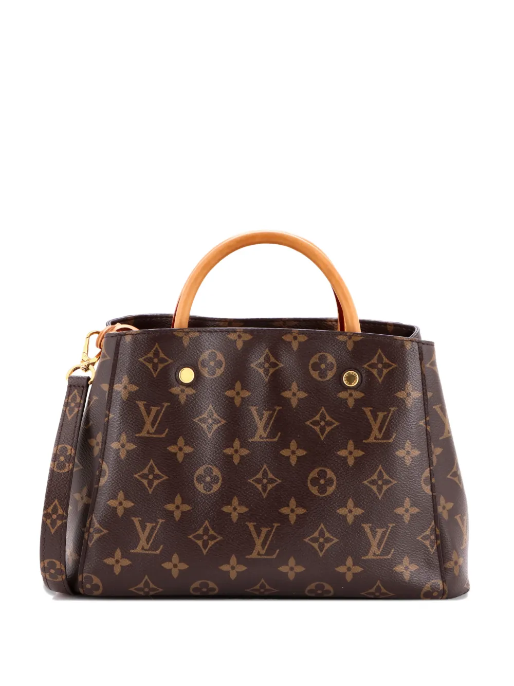 Louis Vuitton Pre-Owned Montaigne Handbag Monogram Canvas BB satchel - Marrone