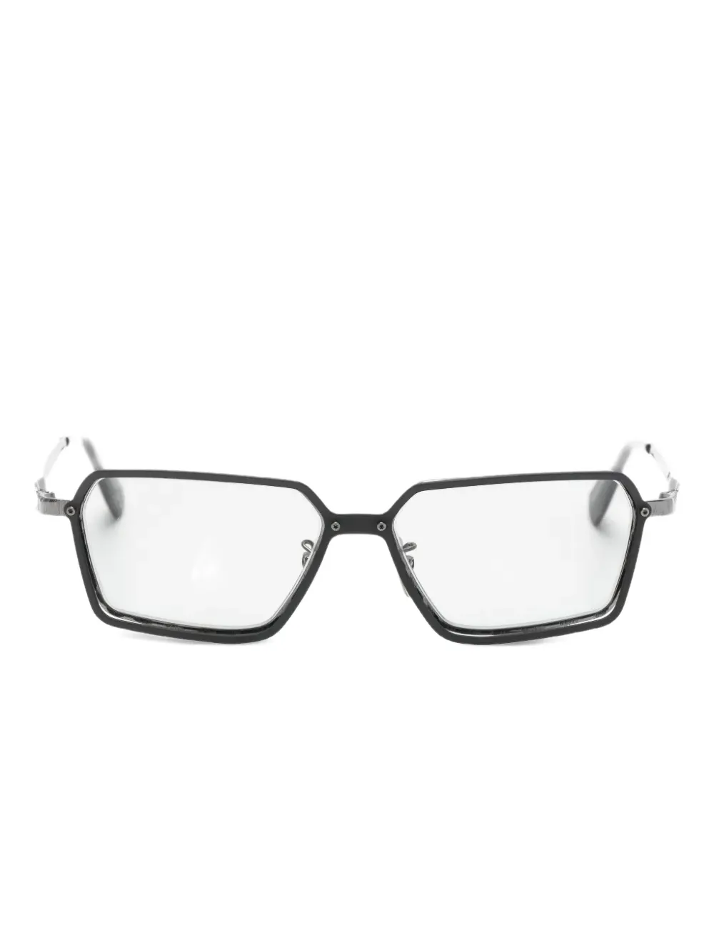 Kuboraum geometric-frame glasses | Black | Image 1