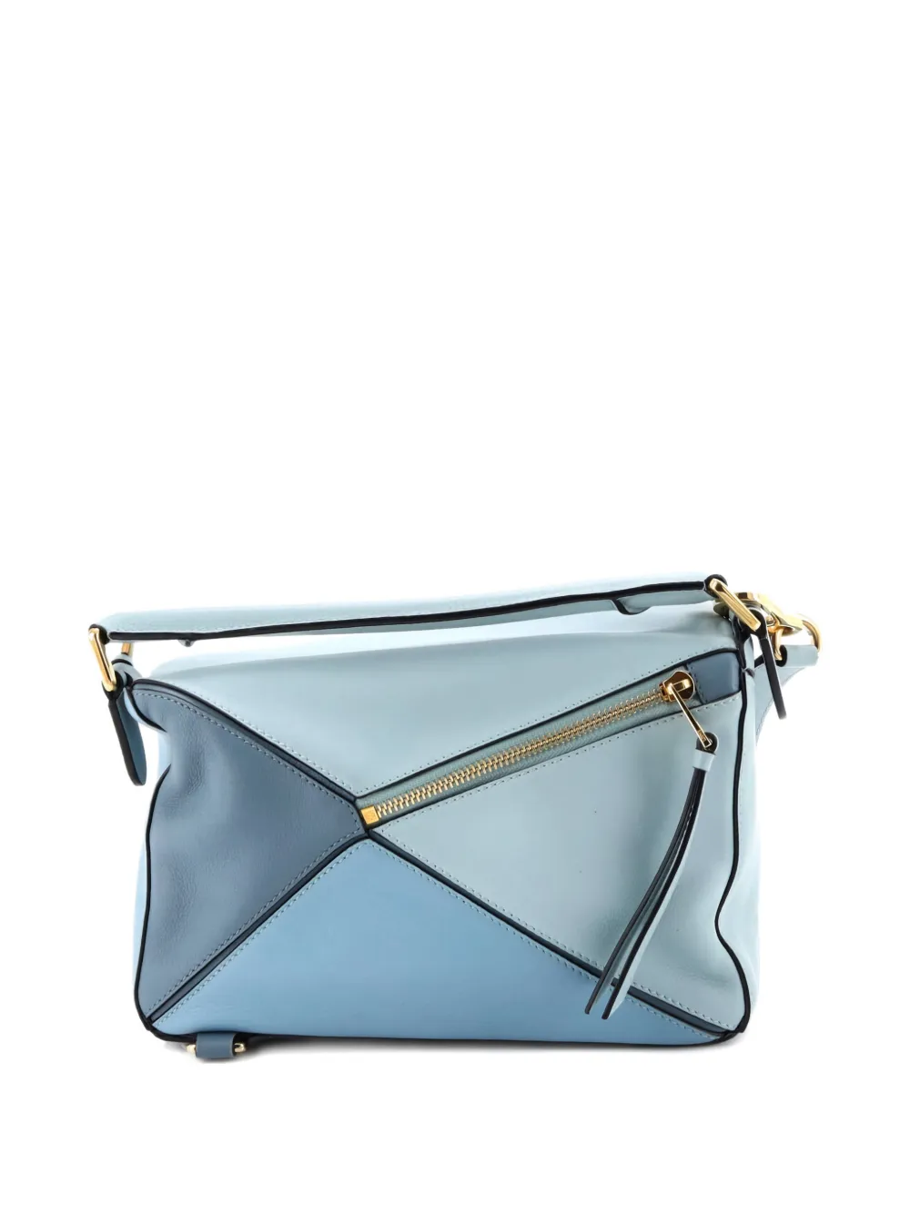 Loewe Pre-Owned Puzzle Bag Leather Small satchel - Blu