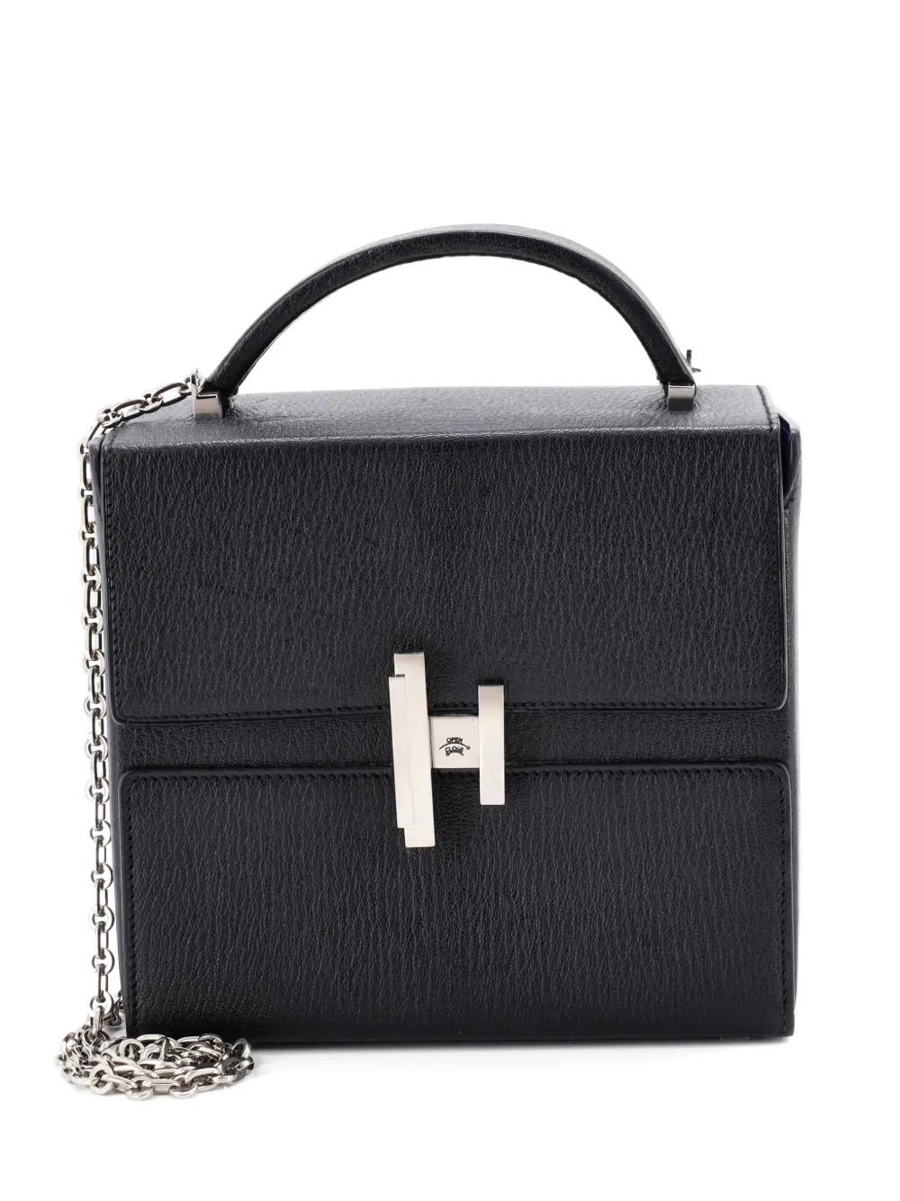 Hermès Pre-Owned Cinhetic Top Handle Bag Verso Chevre Mysore satchel | Black | Image 1