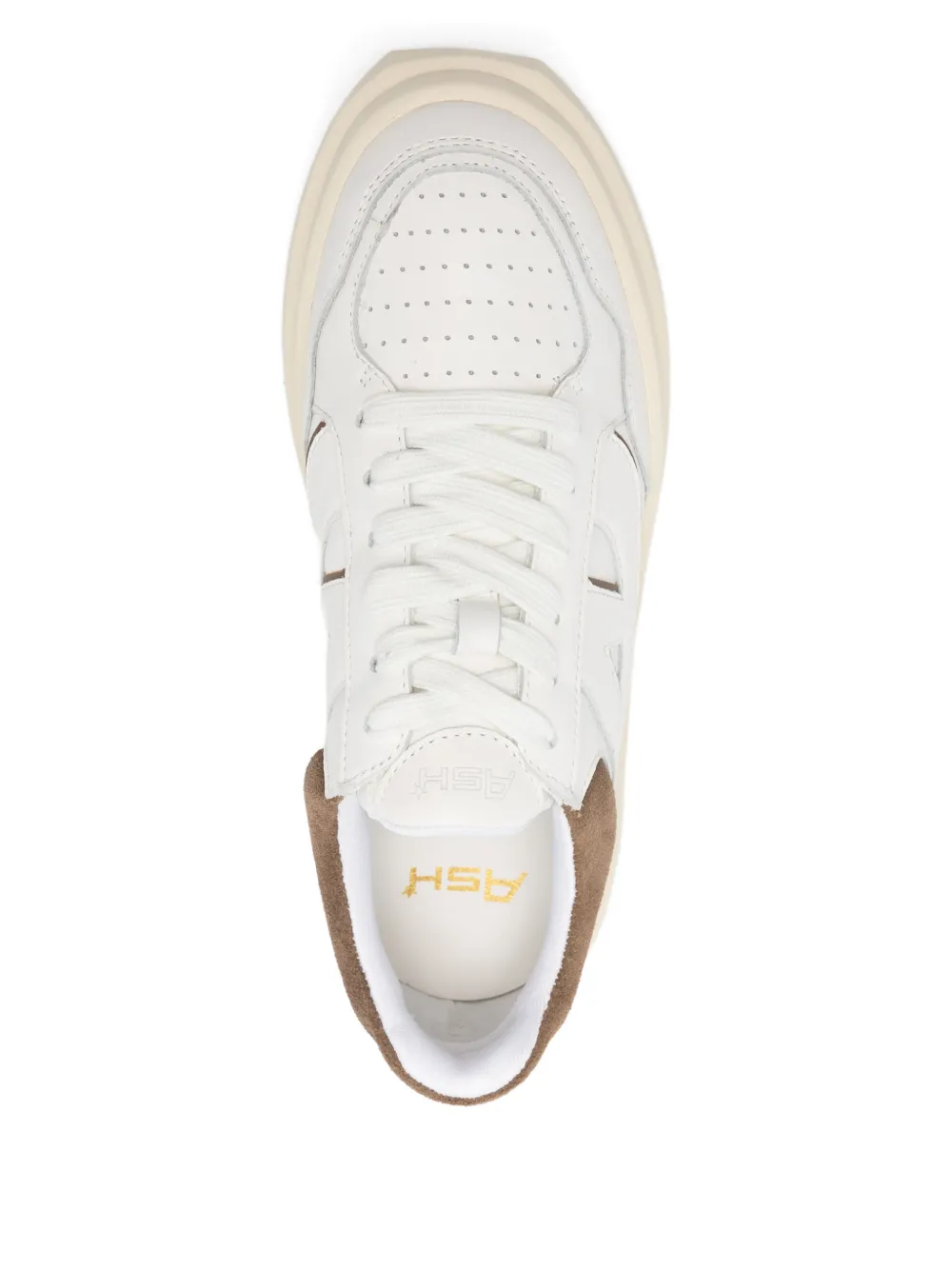 Ash Icon sneakers met plateauzool Beige