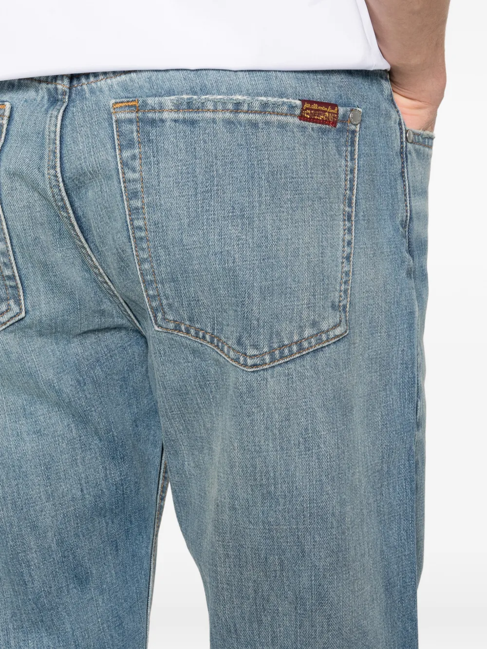 7 For All Mankind Modern straight jeans Blauw