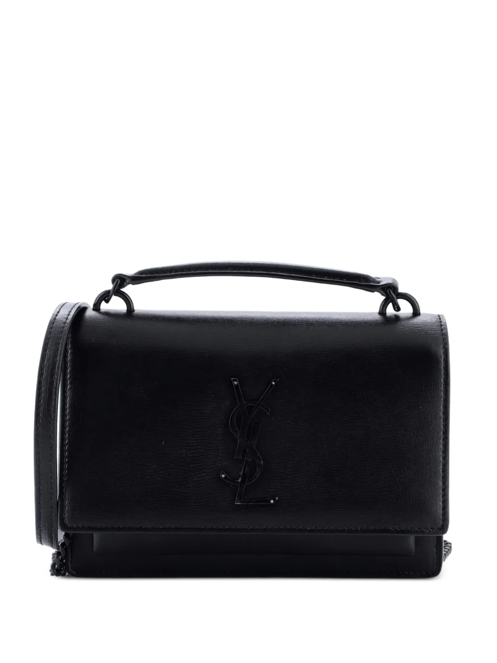 Saint Laurent Pre-Owned Sunset Top Handle Chain Wallet Leather crossbody bag | negro | Image 1