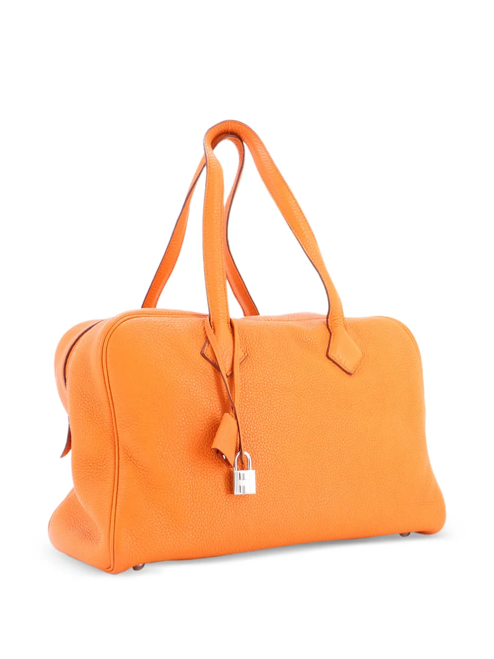 Hermès Pre-Owned Victoria II Bag Clemence 35 satchel - Arancione