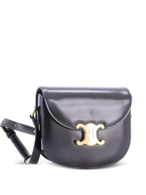 Celine Pre-Owned Triomphe Besace Clea Flap Bag Leather shoulder bag