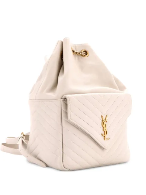 Saint Laurent Pre-Owned Joe Matelasse Chevron Leather backpack