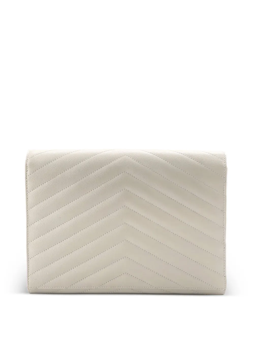 Saint Laurent Pre-Owned Classic Monogram Envelope Wristlet Matelasse 人字纹图案皮质手拿包 | 典藏臻品 | Image 2