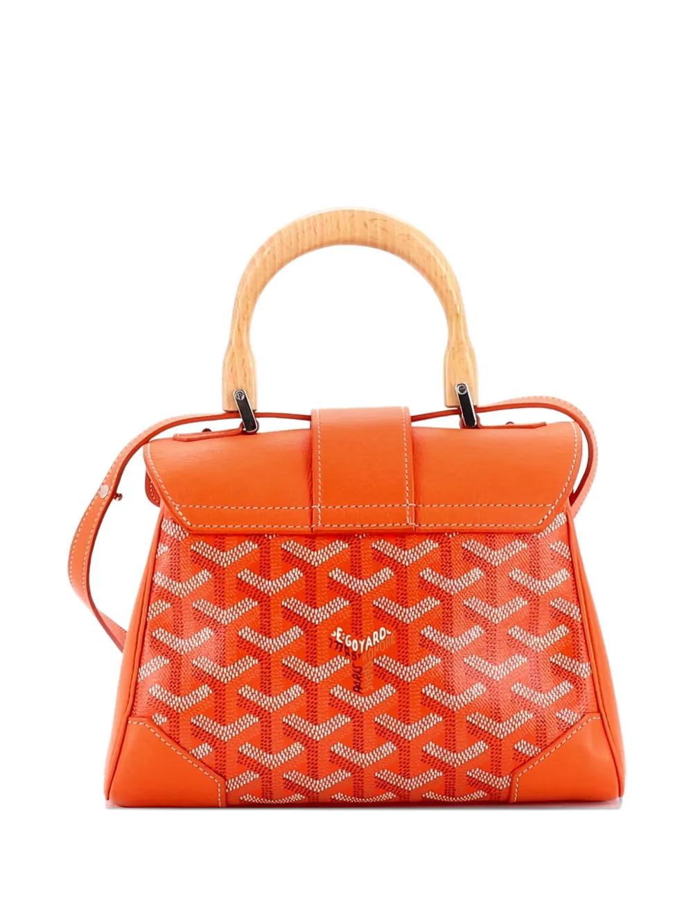 Goyard Pre-Owned Saigon Top Handle Bag Coated Canvas with Leather Mini shoulder bag | Pre-Owned | Image 2