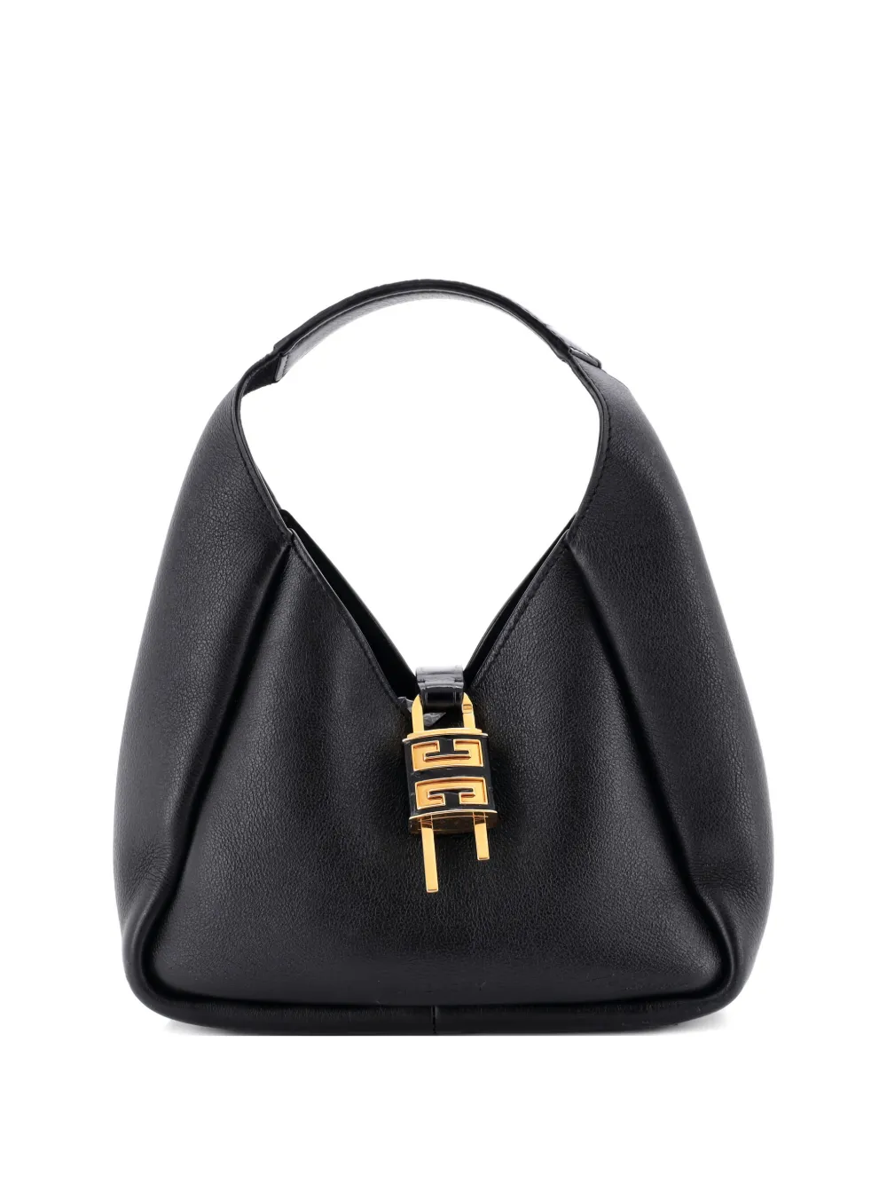 Givenchy Pre-Owned Padlock Leather Mini hobo bag - Nero