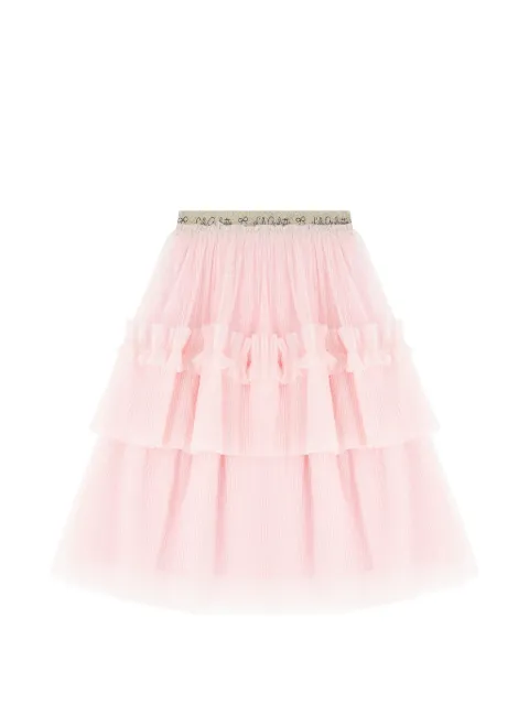 Lili Gaufrette ruffled tulle skirt