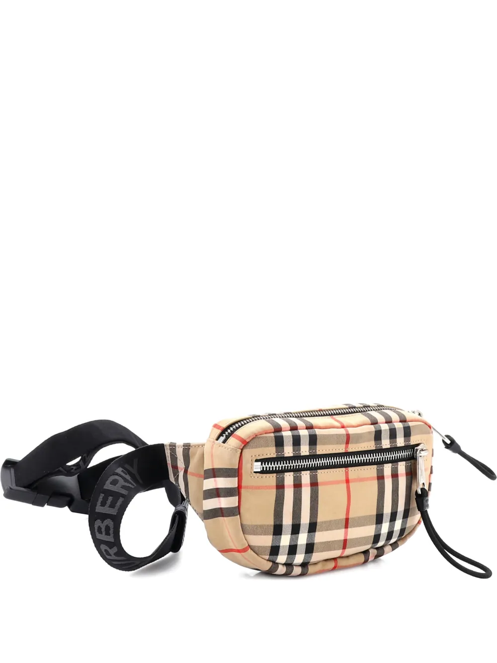 Burberry Pre-Owned Cannon Bum Bag Vintage Check Canvas Small belt bag - Toni neutri