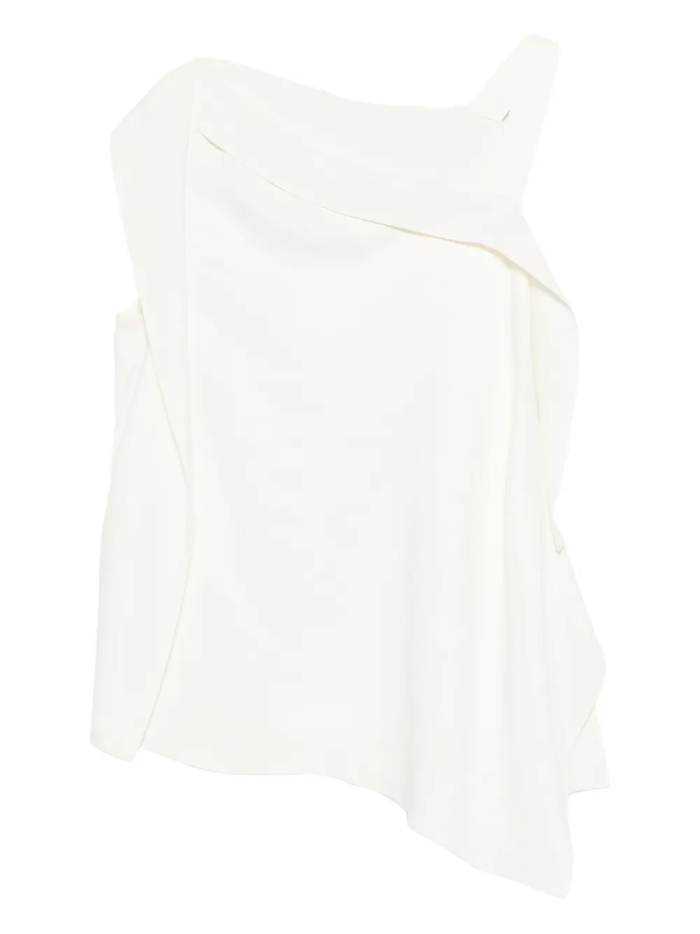 Christian Wijnants Asymmetrische top - Beige