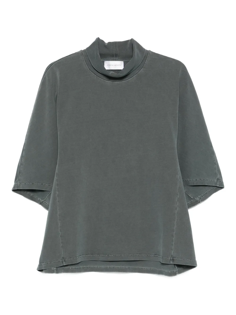 Christian Wijnants Tiria turtleneck top | Grey | Image 1
