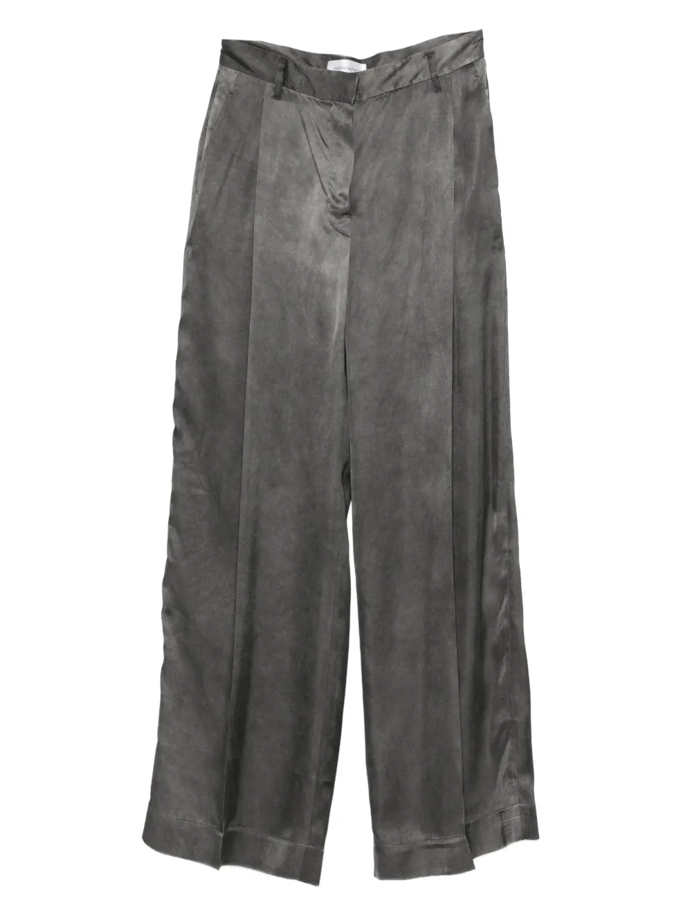 Christian Wijnants Pama pleated satin trousers - Grigio